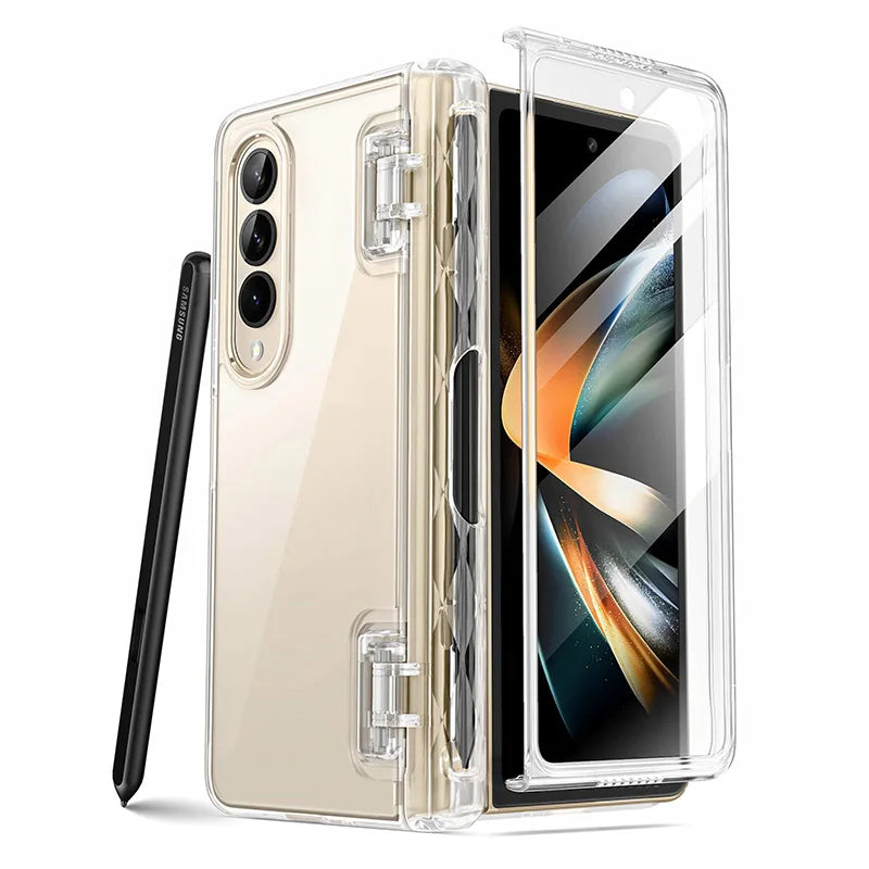 MobiStyle™ - Błyszczące etui pancernie wzmacniane do Samsung Galaxy Z Fold 4 – pełna ochrona 360°
