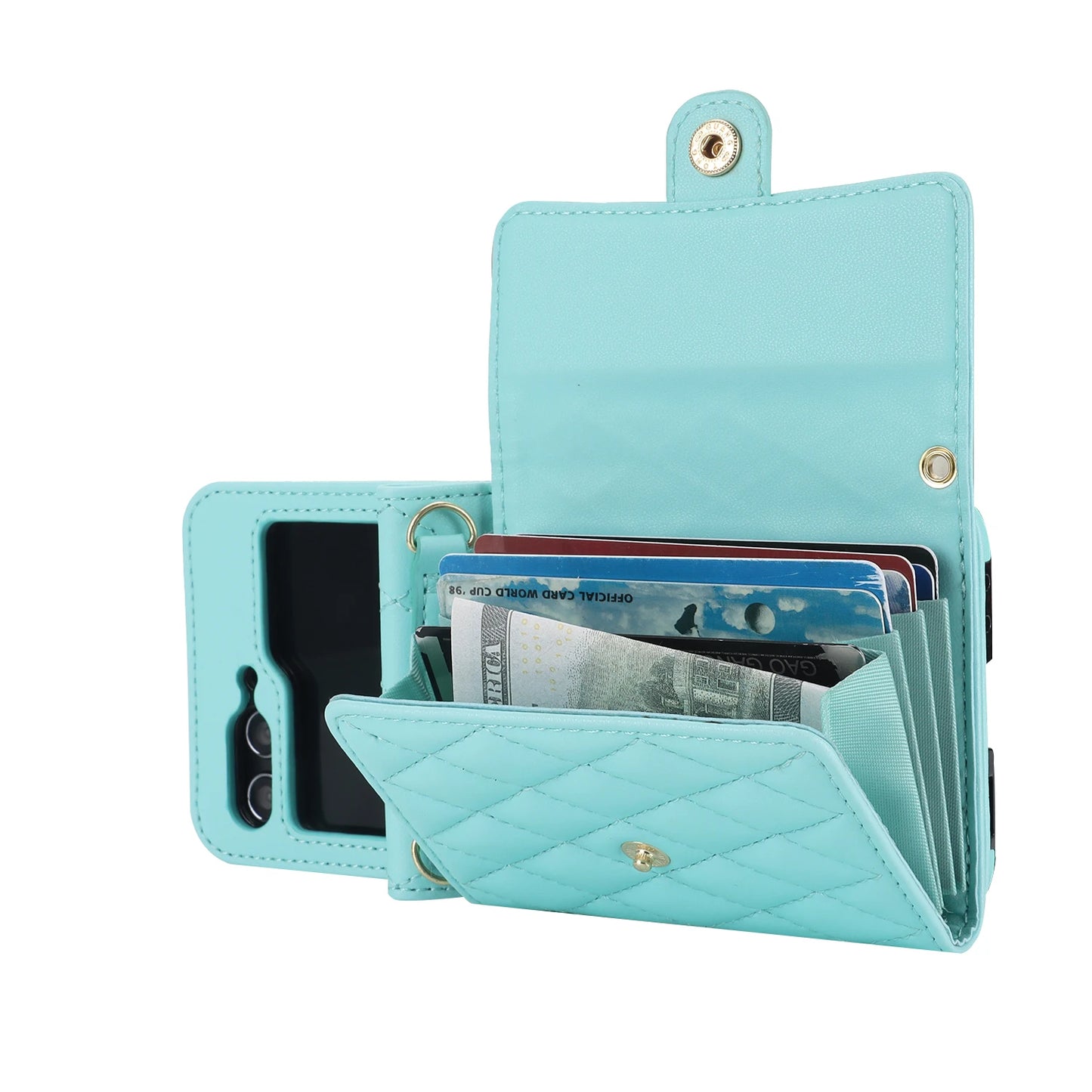 MobiCase™ - Etui na telefon – Stylowa torebka z portfelem i paskiem