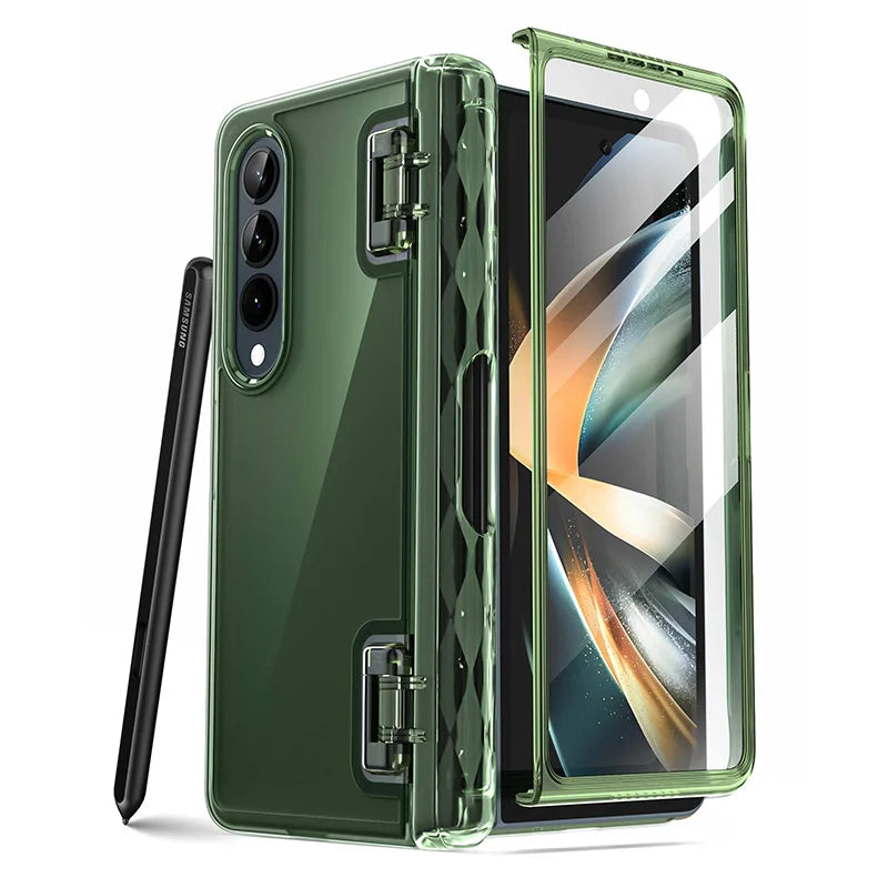 MobiStyle™ - Błyszczące etui pancernie wzmacniane do Samsung Galaxy Z Fold 4 – pełna ochrona 360°