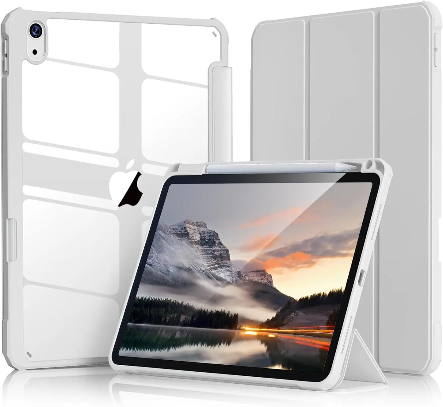 MobiCase™ - Twarde etui ochronne z podstawką i funkcją Auto-Wake do iPada 9.7–13" – kompatybilne z modelami 2017–2025