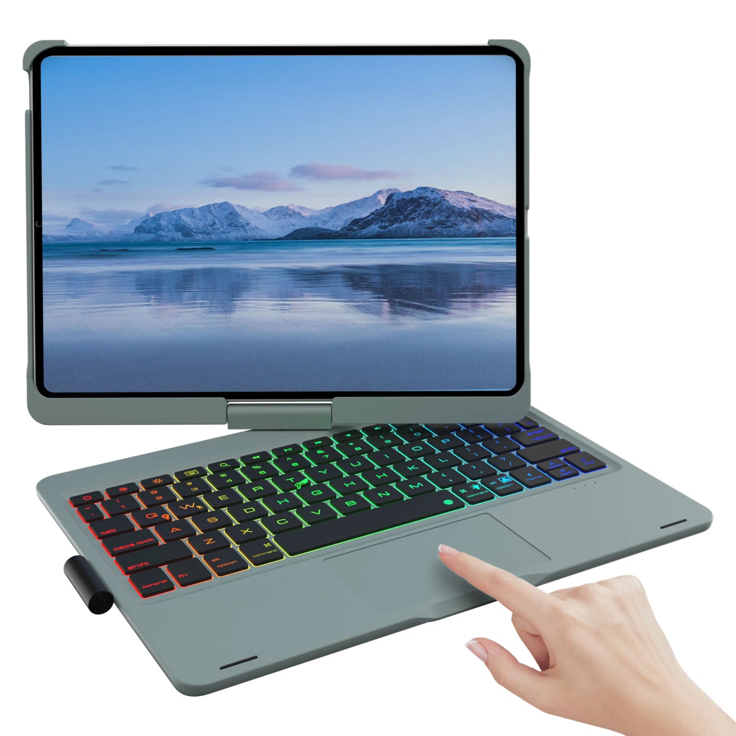 MobiCase™ - Twarde etui z klawiaturą bluetooth do iPada 11" – ochrona + mobilna praca w jednym