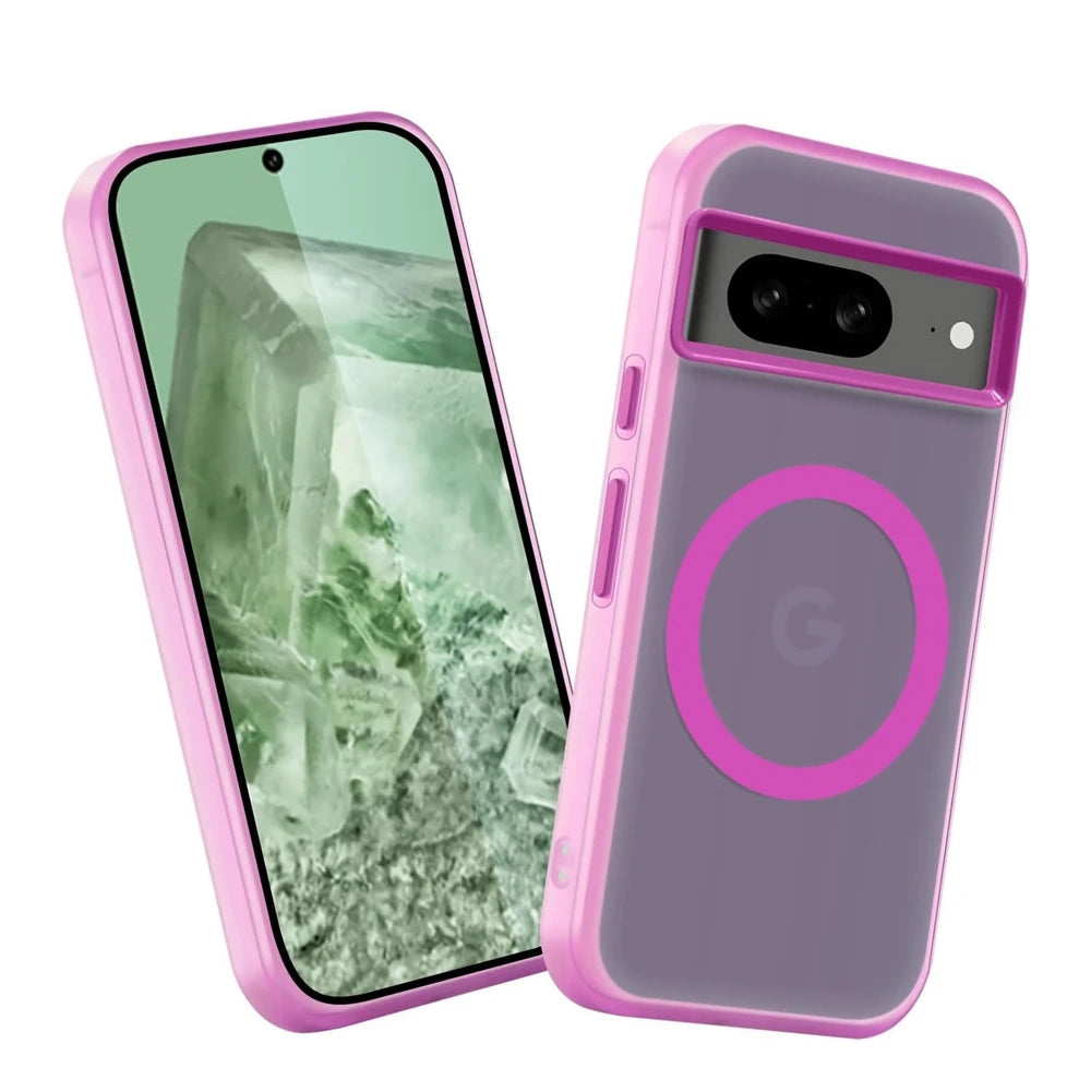 MobiCase™ - Kontrastowe magnetyczne etui ochronne z obsługą MagSafe do Google Pixel – ultracienkie i wodoodporne Half-Wrapped Case