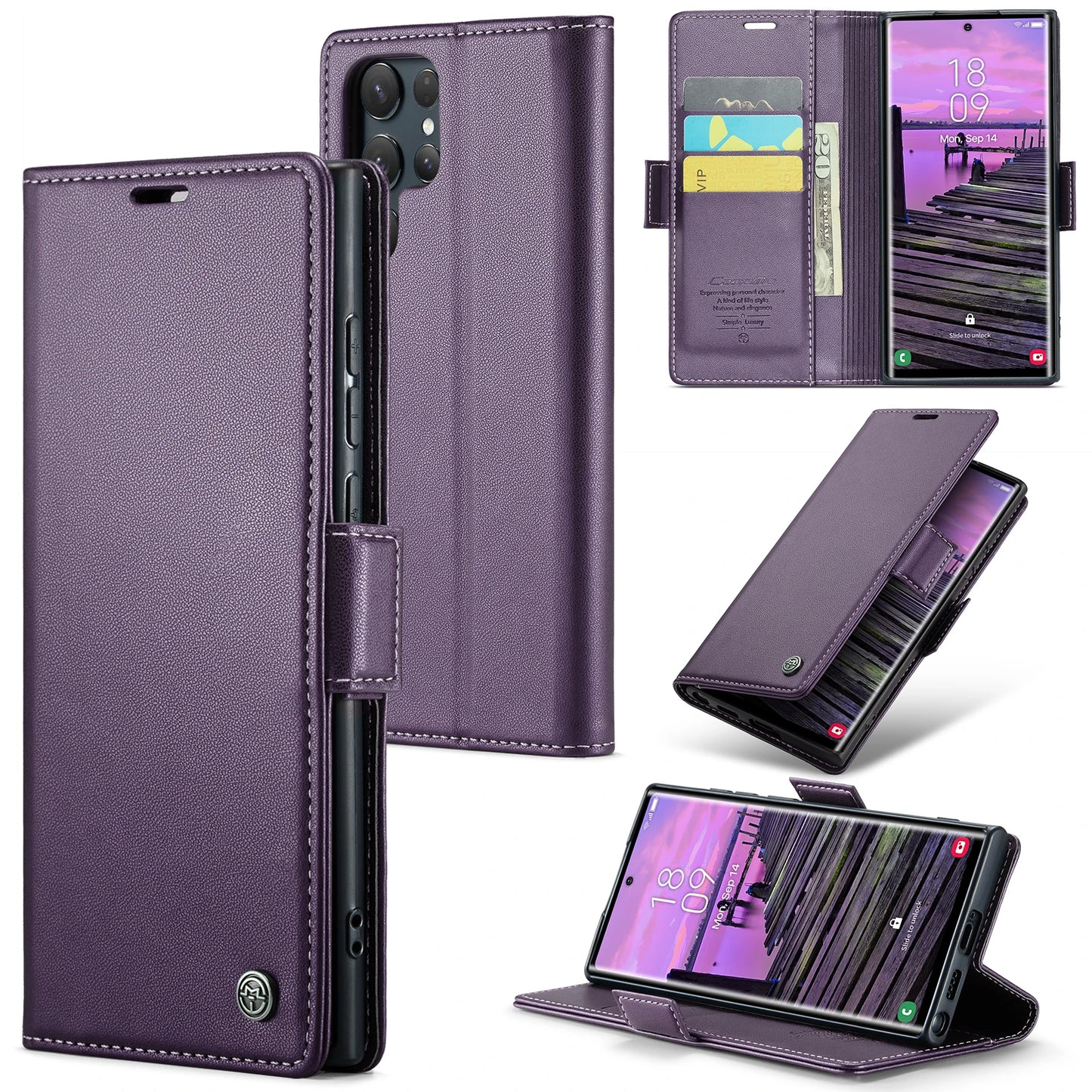 MobiCase™ - Skórzane etui z magnetycznym zapięciem i wodoodporną ochroną