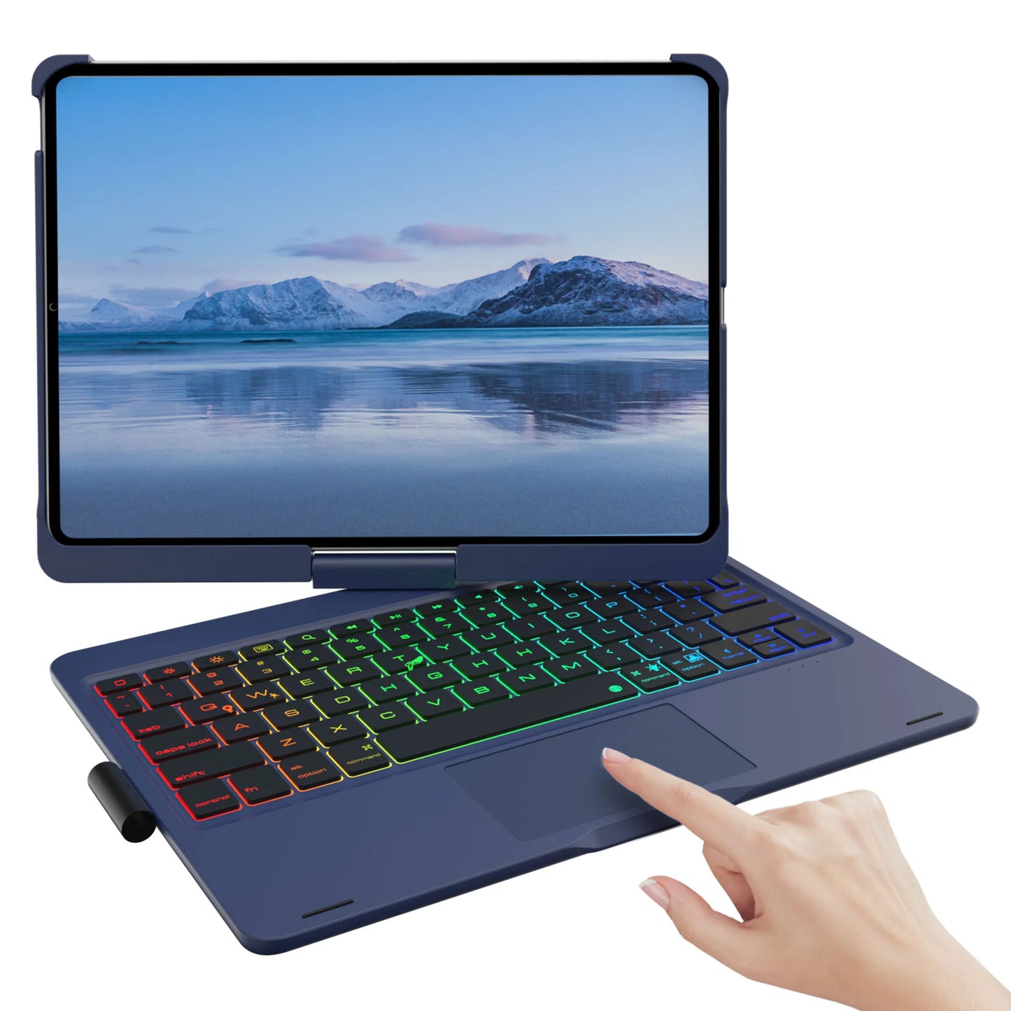 MobiCase™ - Twarde etui z klawiaturą bluetooth do iPada 11" – ochrona + mobilna praca w jednym