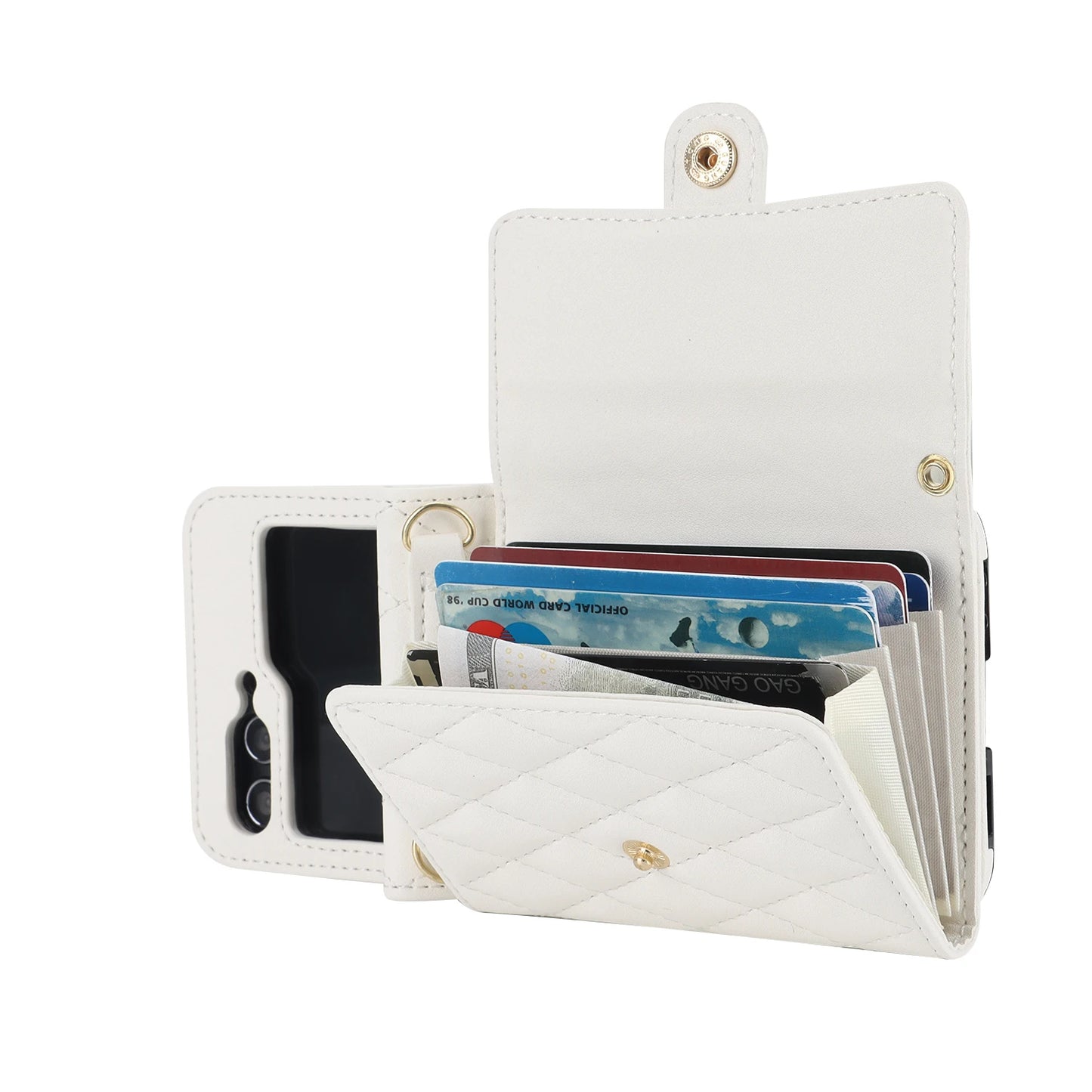 MobiCase™ - Etui na telefon – Stylowa torebka z portfelem i paskiem