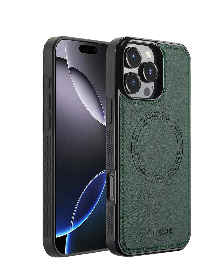MobiCase™ - Skórzane etui magnetyczne do iPhone (11–16)