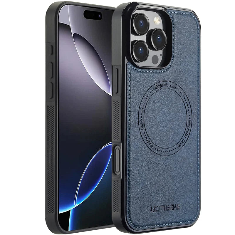 MobiCase™ - Skórzane etui magnetyczne do iPhone (11–16)