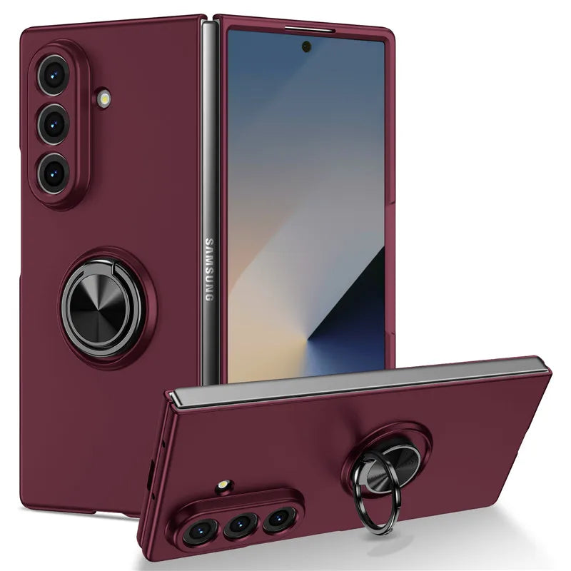 MobiCase™ - Luksusowe etui pancerne z pierścieniem i osłoną aparatu – silikonowo-plastikowe bumper case