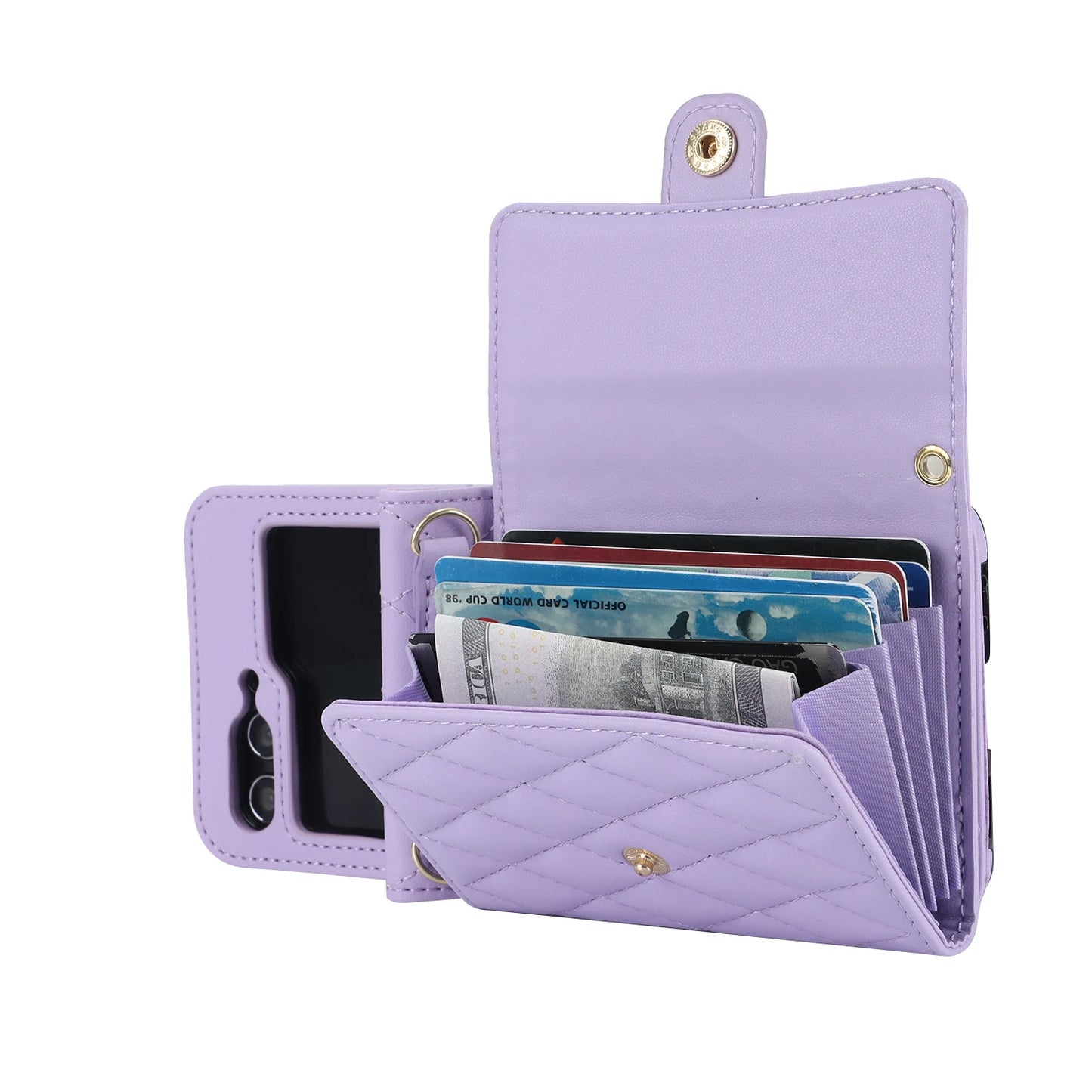 MobiCase™ - Etui na telefon – Stylowa torebka z portfelem i paskiem