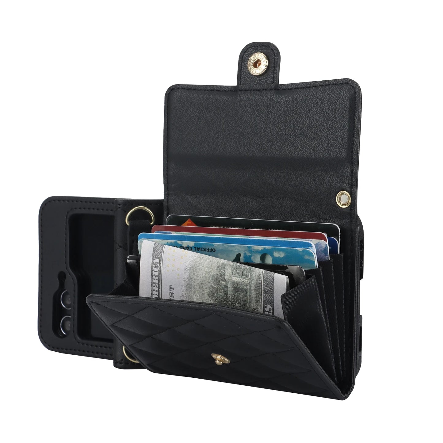 MobiCase™ - Etui na telefon – Stylowa torebka z portfelem i paskiem