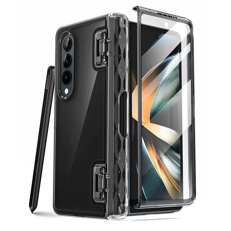 MobiStyle™ - Błyszczące etui pancernie wzmacniane do Samsung Galaxy Z Fold 4 – pełna ochrona 360°