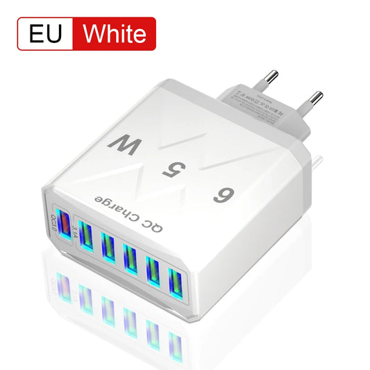 MobiCharge™ - Ładowarka USB GUSEYEE BK302 – kompaktowa i uniwersalna 65W