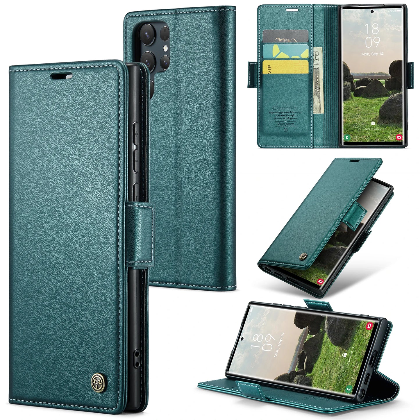 MobiCase™ - Skórzane etui z magnetycznym zapięciem i wodoodporną ochroną