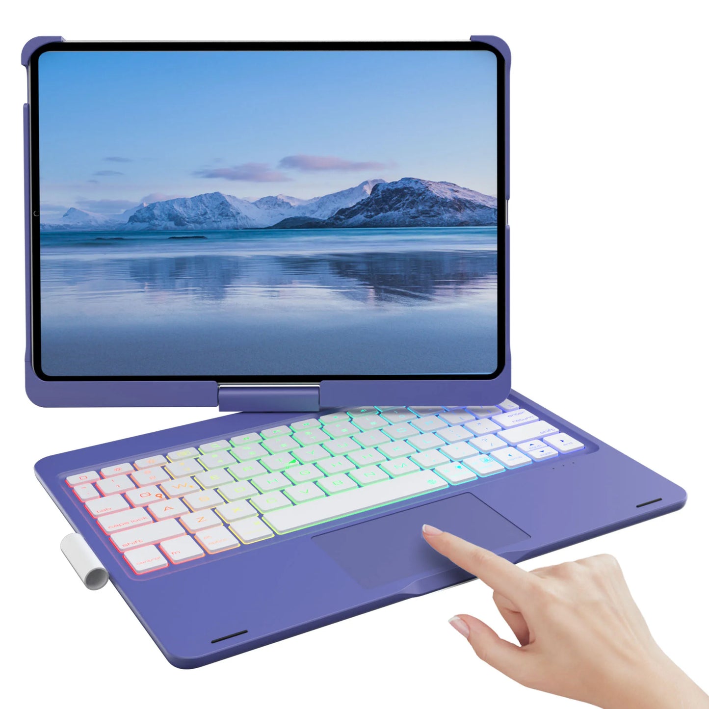 MobiCase™ - Twarde etui z klawiaturą bluetooth do iPada 11" – ochrona + mobilna praca w jednym