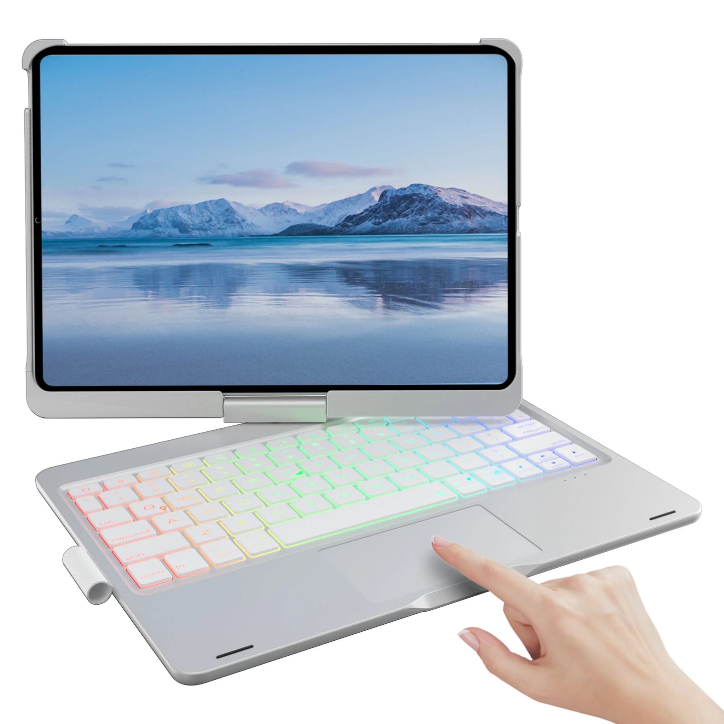 MobiCase™ - Twarde etui z klawiaturą bluetooth do iPada 11" – ochrona + mobilna praca w jednym