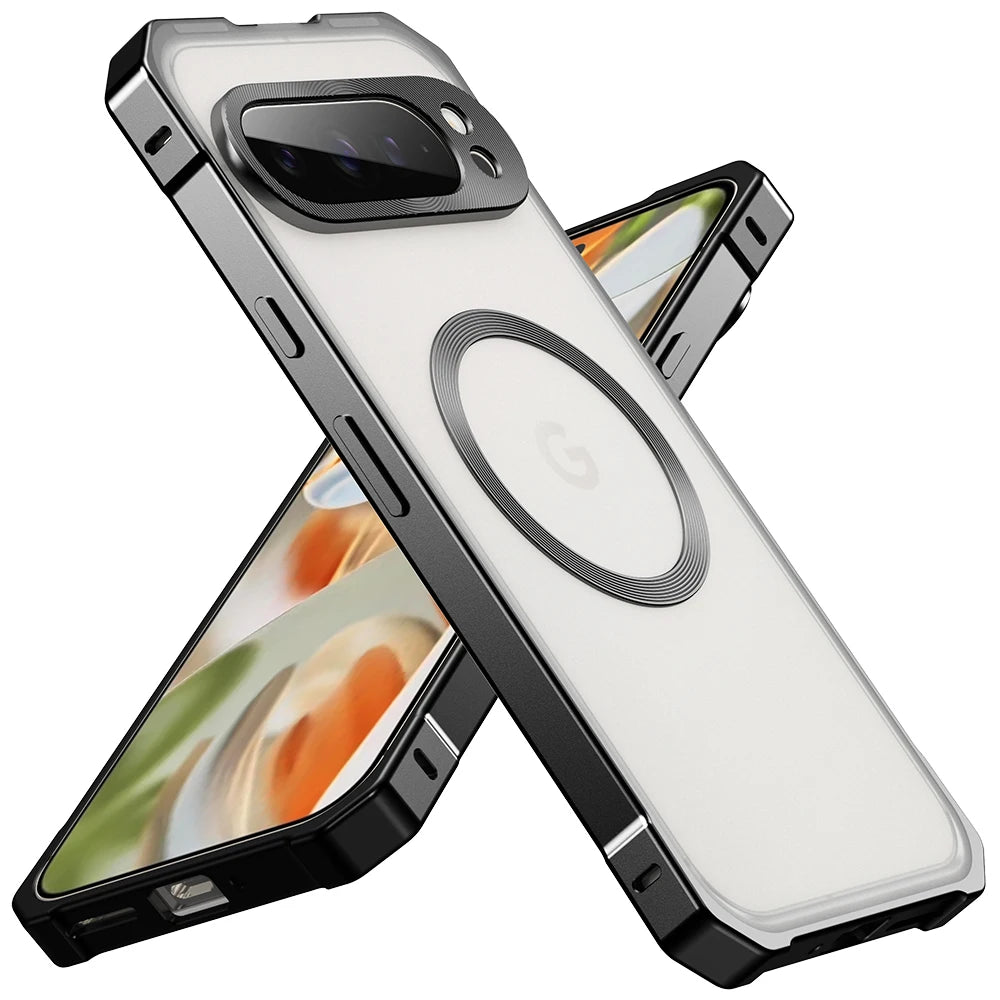 MobiCase™ - Magnetyczne etui ochronne TPU do Google Pixel 9 / 9 Pro / 9 Pro XL – wytrzymałe, antypoślizgowe, z nowoczesnym geometrycznym wzorem