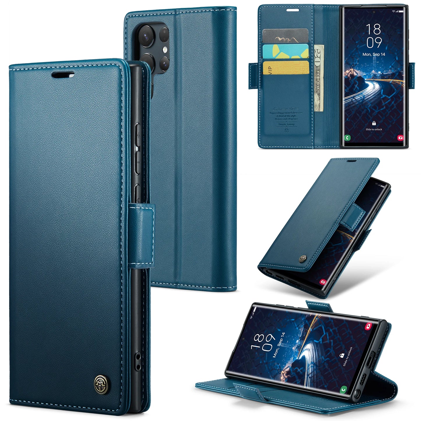 MobiCase™ - Skórzane etui z magnetycznym zapięciem i wodoodporną ochroną