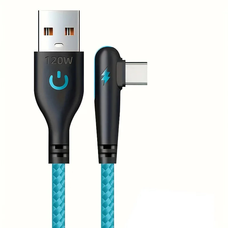 MobiCable™ - NNBILI kabel USB-C do USB-C (6A, Fast Charge, Pleciony)