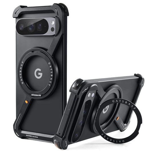 MobiCase™ - Aluminiowe etui 3D z magnetycznym uchwytem i pierścieniem – styl, trwałość i wygoda w jednym