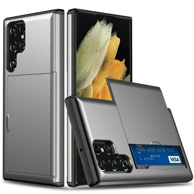 MobiCase™ - Pancerne etui z magnetycznym uchwytem i pierścieniem – silikonowo-poliuretanowe, wzmocnione, półzabudowane