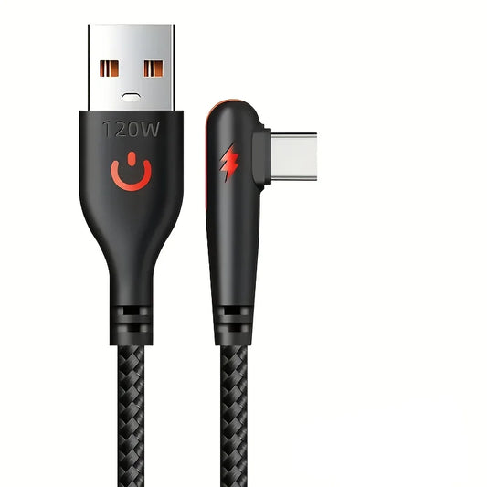 MobiCable™ - NNBILI kabel USB-C do USB-C (6A, Fast Charge, Pleciony)