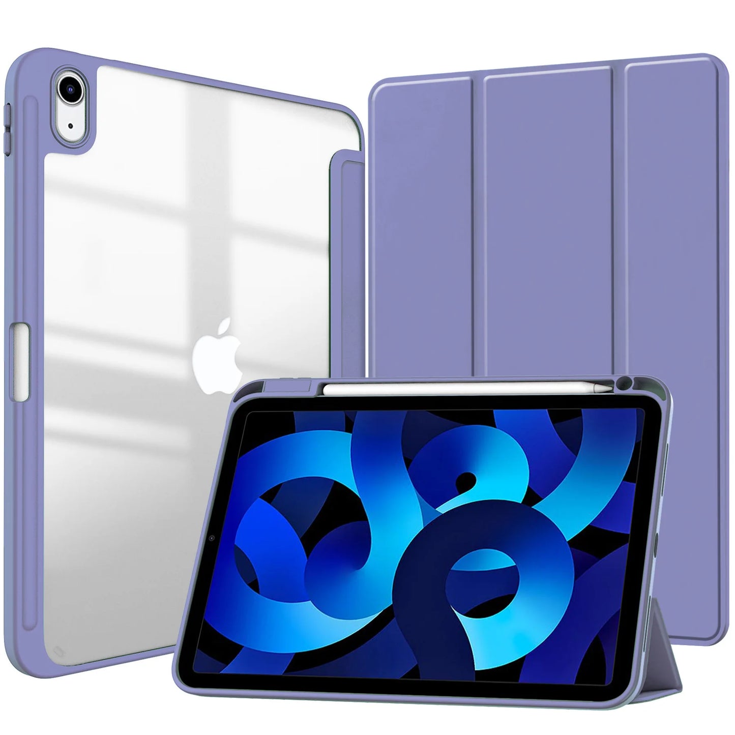 MobiCase™ - Skórzane etui ochronne z twardą konstrukcją do iPada 9.7–11" – stylowe, antywstrząsowe z paskowanym wzorem