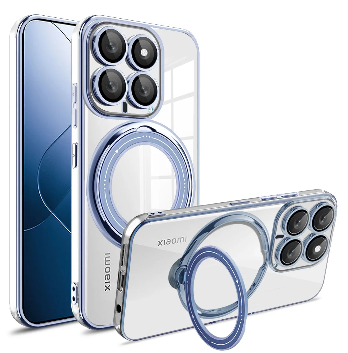 MobiCase™ - Magnetyczny bumper z obracaną ring podstawką do Xiaomi