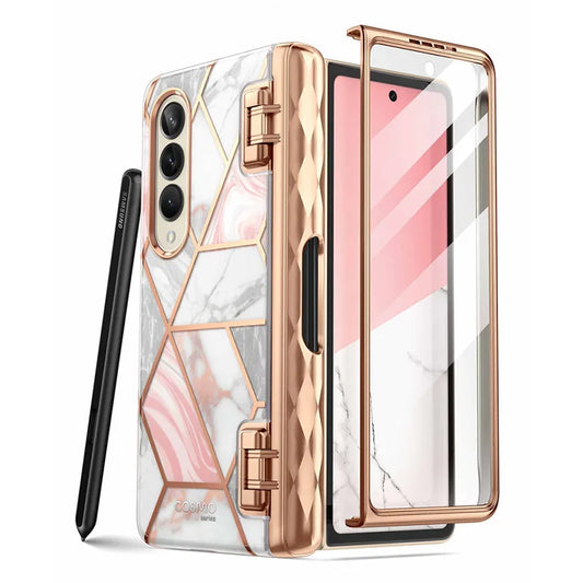 MobiStyle™ - Błyszczące etui pancernie wzmacniane do Samsung Galaxy Z Fold 4 – pełna ochrona 360°