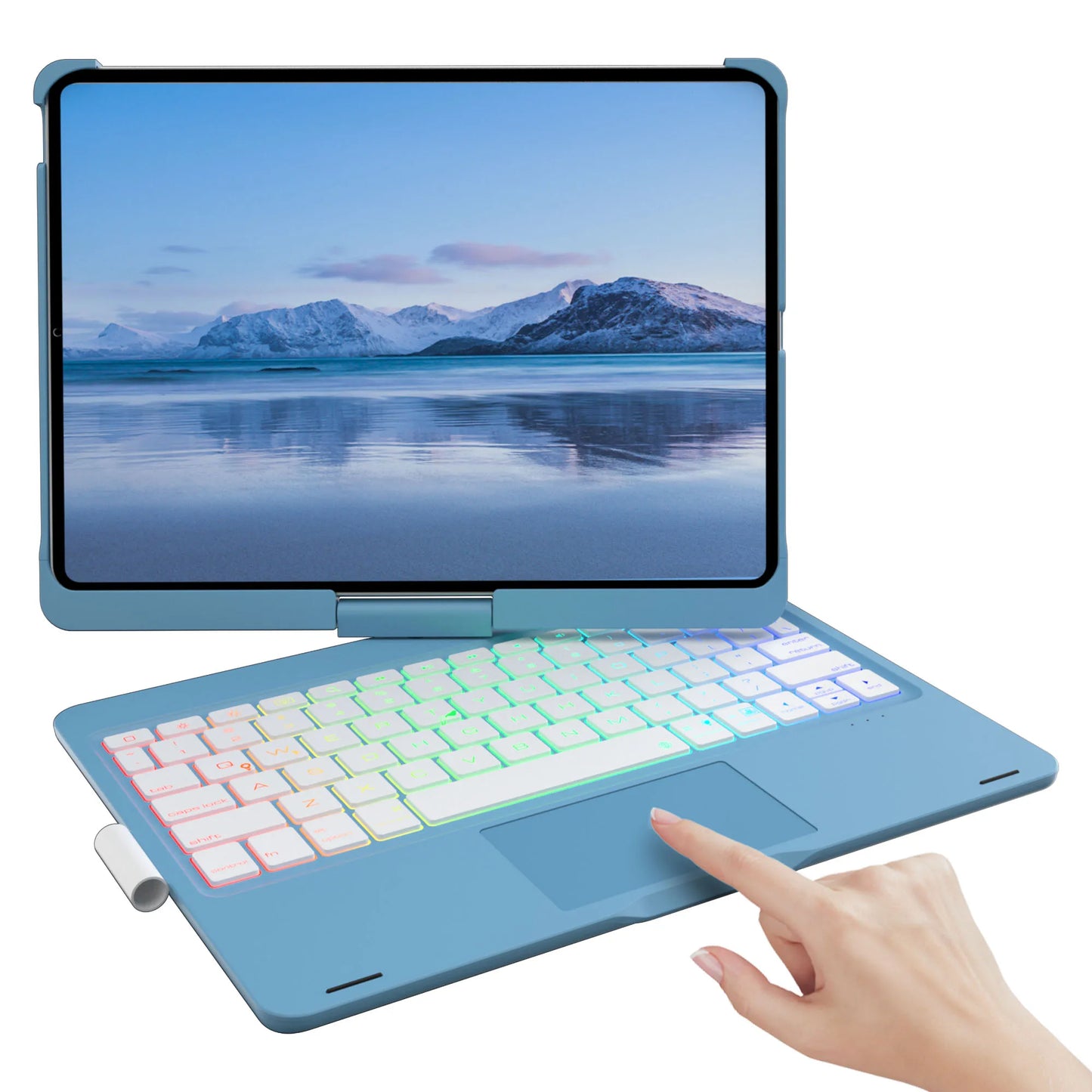 MobiCase™ - Twarde etui z klawiaturą bluetooth do iPada 11" – ochrona + mobilna praca w jednym