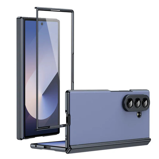 MobiCase™ - Luksusowe etui pancerne z ochroną aparatu i matowym szkłem – hartowane szkło + PC, typ bumper