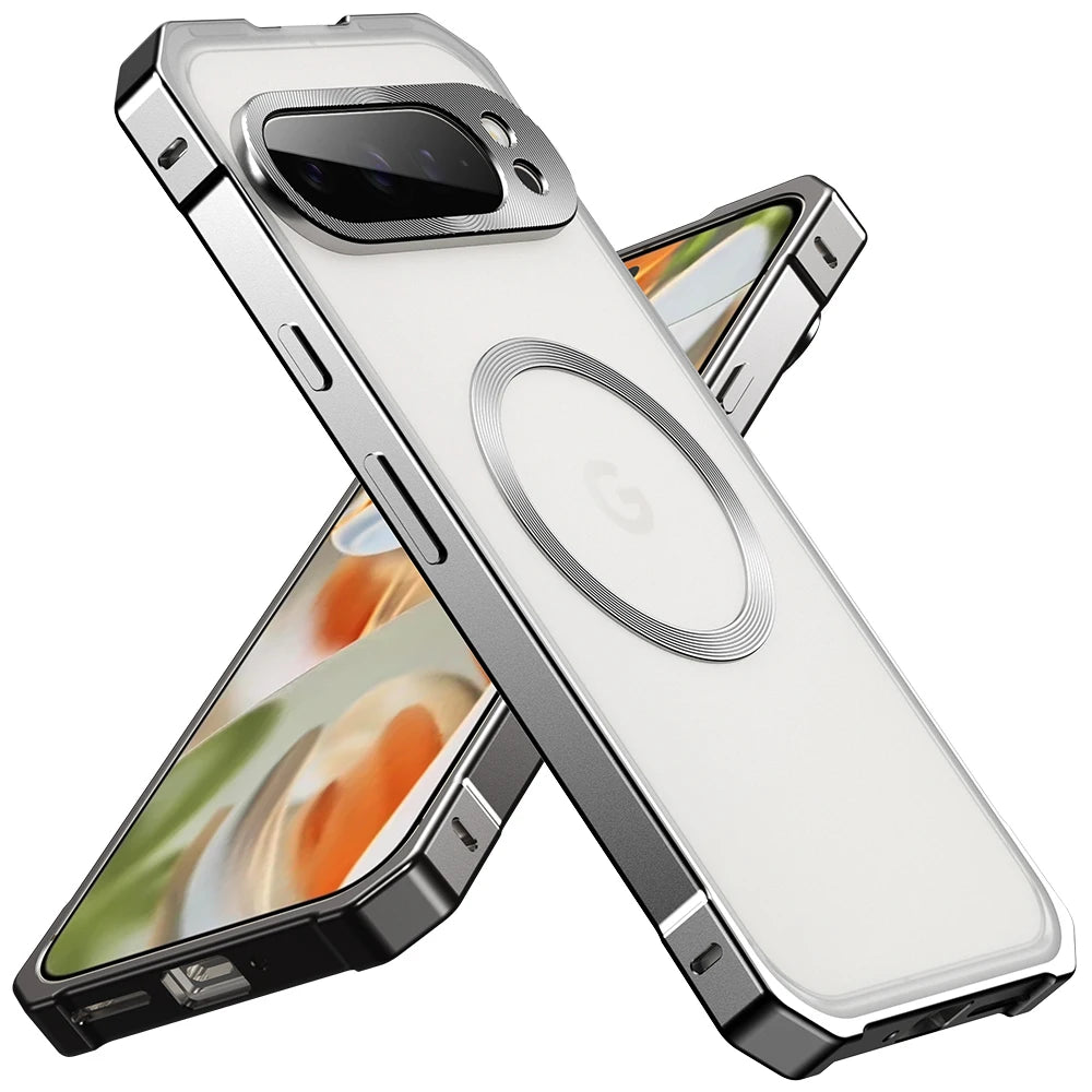MobiCase™ - Magnetyczne etui ochronne TPU do Google Pixel 9 / 9 Pro / 9 Pro XL – wytrzymałe, antypoślizgowe, z nowoczesnym geometrycznym wzorem