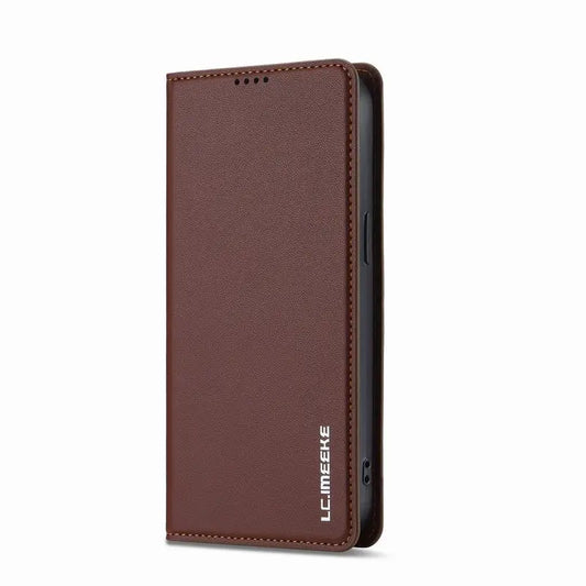 MobiCase™ - Skórzane etui portfelowe z miejscem na karty i gotówkę do Samsung Galaxy – wodoodporne i odporne na zarysowania