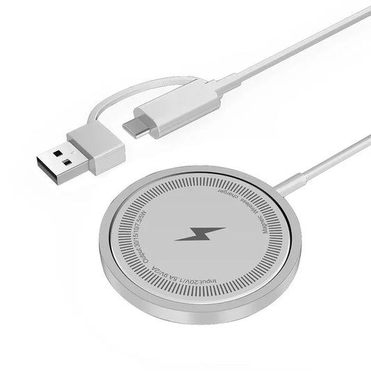 MobiCable™ - Magnetyczna ładowarka bezprzewodowa 15W MagSafe USB-C