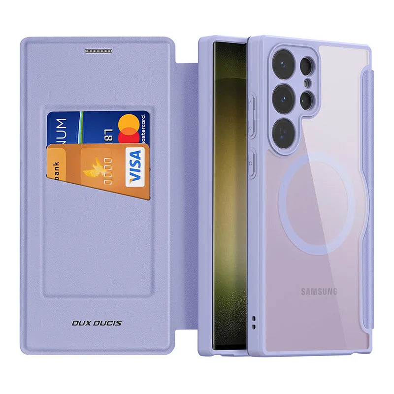 MobiCase™ - Klasyczne etui ochronne z ekoskóry – stylowe i odporne na kurz
